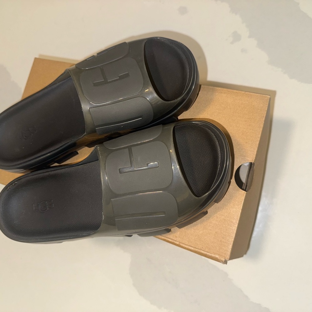 UGG Black W Jella Clear Slide